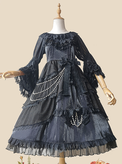 Deep-Sea Mermaid Series JSK Elegant Classic Lolita Sling Dress