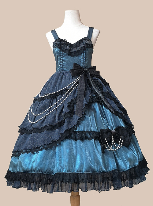 Deep-Sea Mermaid Series JSK Elegant Classic Lolita Sling Dress