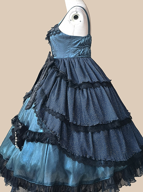 Deep-Sea Mermaid Series JSK Elegant Classic Lolita Sling Dress