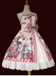 Hamster's Gift Series JSK Printing Bowknot Sweet Lolita Sling Dress
