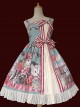 Hamster's Gift Series JSK Printing Bowknot Sweet Lolita Sling Dress