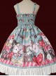 Hamster's Gift Series JSK Printing Bowknot Sweet Lolita Sling Dress