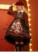 Puppy Band Series Gorgeous Palace Style School Lolita Long Sleeve Dress