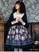 Bear Gallery Series Cute Printing School Lolita Top And Skirt Set