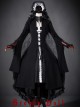 Black Mother Abbess Gothic Lolita Nuns Robe