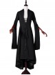 Black Mother Abbess Gothic Lolita Nuns Robe