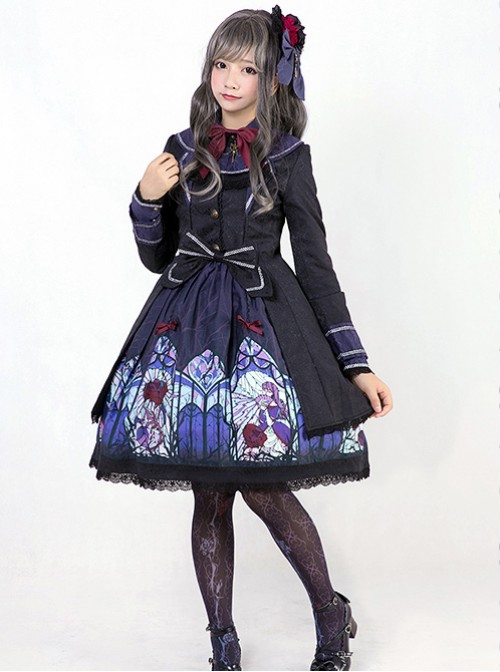 Beauty The Rose Lolita Purple Windbreaker