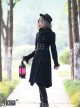 Cold Winter Black Gothic Lolita Womens Woolen Coat