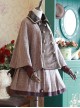 Beck Street's Dense Fog Series Detective Style Khaki Classic Lolita Cloak