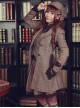 Beck Street's Dense Fog Series Khaki Detective Style Lolita Female Coat