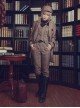Beck Street's Dense Fog Series Khaki Detective Style Lolita Male Coat