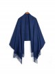 Pure Wool Pure Color Long Dual-use Scarf Shawl