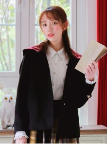 Magic Academy Series Retro Wool Lolita Short Coat