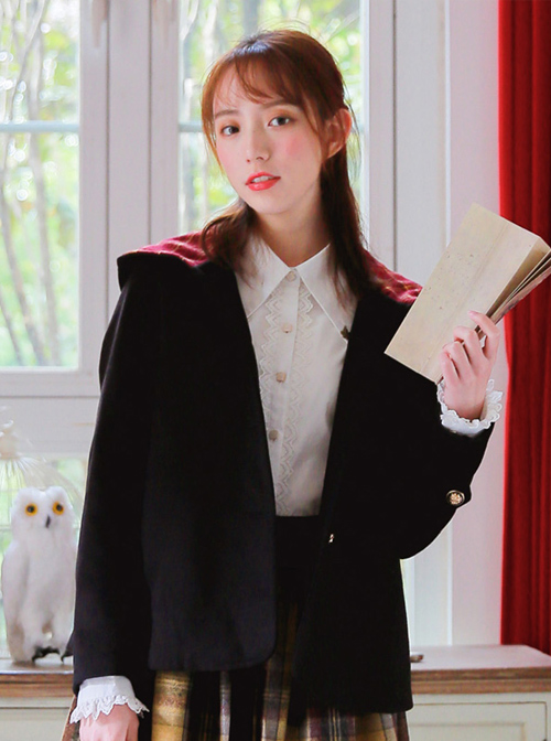 Magic Academy Series Retro Wool Lolita Short Coat