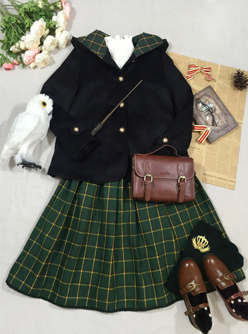 Magic Academy Series Retro Wool Lolita Short Coat