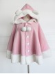 Shirokuma Cafe Cute Wool And Cashmere Bear Ears Sweet Lolita Cloak