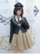 Military Uniform Style Lolita Stripes jacket