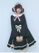 Cute Knife And Fork Embroidery Lolita Black Short Style Small Coat