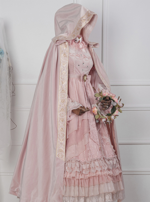 Velvet Pure Color Classic Lolita Cloak