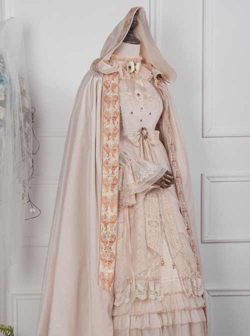 Velvet Pure Color Classic Lolita Cloak