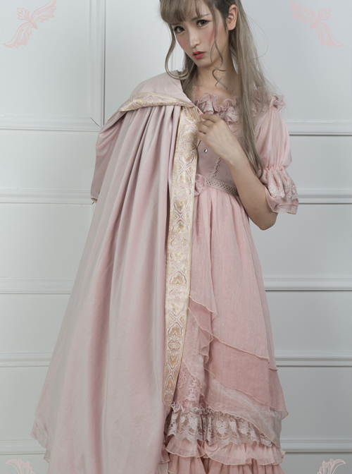 Velvet Pure Color Classic Lolita Cloak