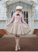 White Lace Pink Cute And Warm Lolita Napoleon Short Coat