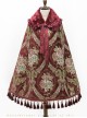 Jacquard Windbreak Gorgeous Retro Classic Lolita Cloak