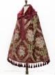 Jacquard Windbreak Gorgeous Retro Classic Lolita Cloak