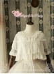 Magic Tea Party Short Sleeve Short Lace-up Chiffon Cardigan