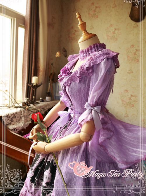 Magic Tea Party Cross And Censer Series Chiffon Classic Lolita Dustcoat