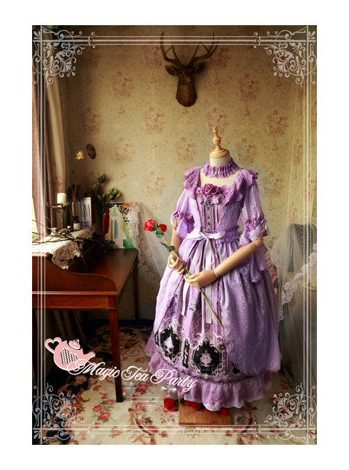 Magic Tea Party Cross And Censer Series Chiffon Classic Lolita Dustcoat