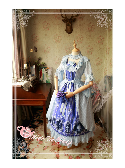 Magic Tea Party Cross And Censer Series Chiffon Classic Lolita Dustcoat