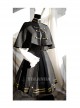 Uniform Style Velvet Lolita Suit Of Skirt And Cloak