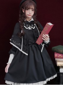 Black Chapel Retro Style Gothic Lolita Shawl