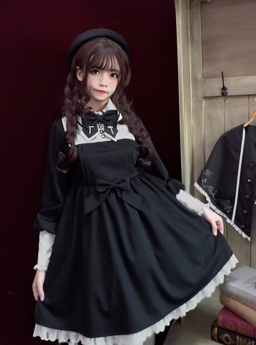 Black Chapel Retro Style Gothic Lolita Shawl