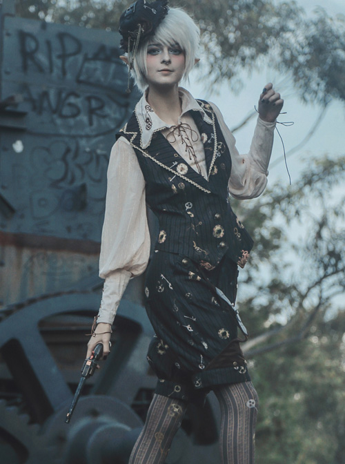 Infanta- Mechanical Doll Series Steampunk Lolita Vest