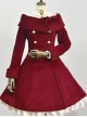 Winter Polychromatic Optional Wool Double-breasted Lolita Coat