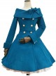 Winter Polychromatic Optional Wool Double-breasted Lolita Coat