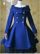 Winter Polychromatic Optional Wool Double-breasted Lolita Coat