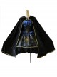 Meteorite Magic Gothic Lolita Bronzing Black Cloak