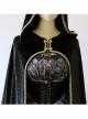 Meteorite Magic Gothic Lolita Bronzing Black Cloak