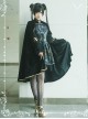 Meteorite Magic Gothic Lolita Bronzing Black Cloak