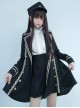 Black Military Uniform Style Lolita Coat