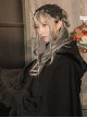 Plus Velvet Thickening Woolen Cat Ears Bowknot Lolita Pocket Cloak