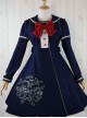 Bear Embroidered Bowknot Sweet Lolita Woolen Coat