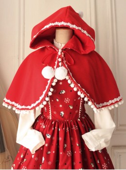 Little Red Riding Hood Series Retro Cute Classic Lolita Cloak