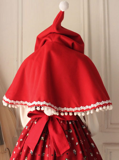 Little Red Riding Hood Series Retro Cute Classic Lolita Cloak