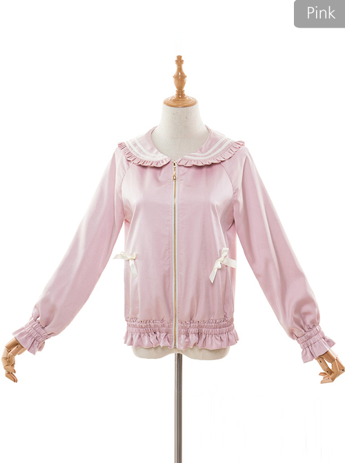 Cute Baseball Uniform Sweet Lolita Short Jacket