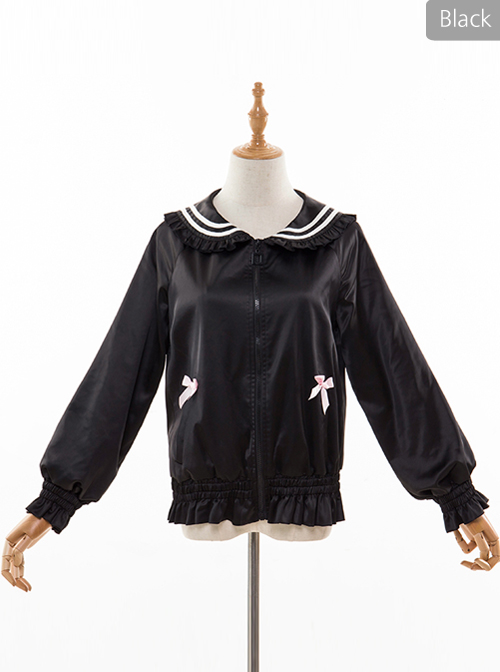Cute Baseball Uniform Sweet Lolita Short Jacket