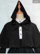 Pure Color Concise Retro Classic Lolita Cloak